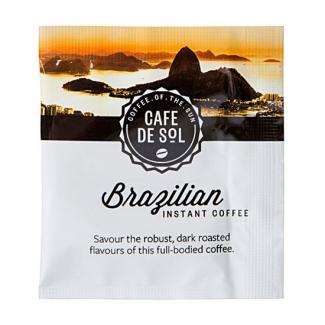 Cafe de Sol brazilian freeze dried coffee sachets