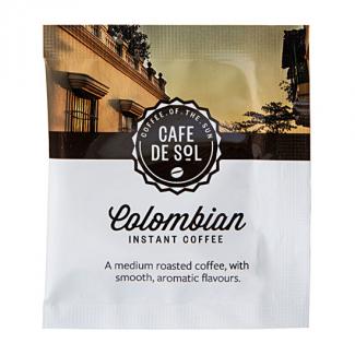 Cafe de Sol colombian soluble coffee sachets