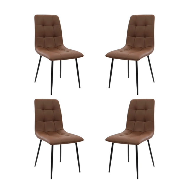Dolphy Dining Chairs Set of 4.