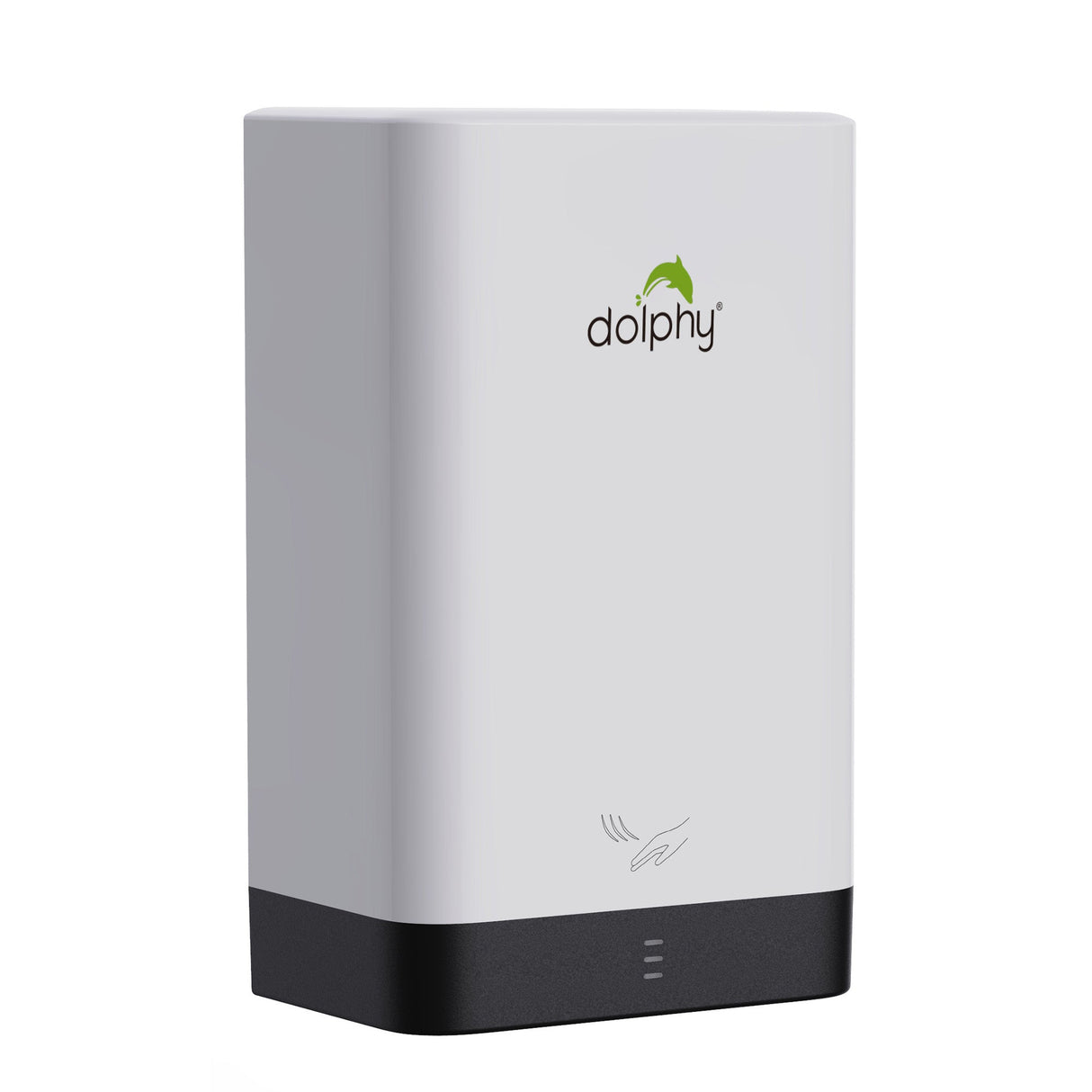 Dolphy Compact 900W High Speed Commercial Hand Dryer – 82m/s Airflow, Touchless Infrared Sensor, IP24 Rated, Ultra-Slim 154mm Design for Commercial Washrooms