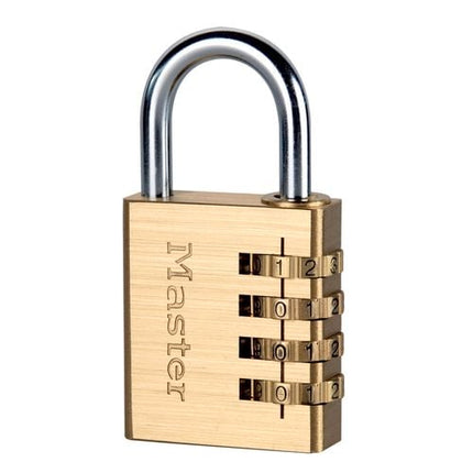 Master Lock Brass Combination Padlock 40mm