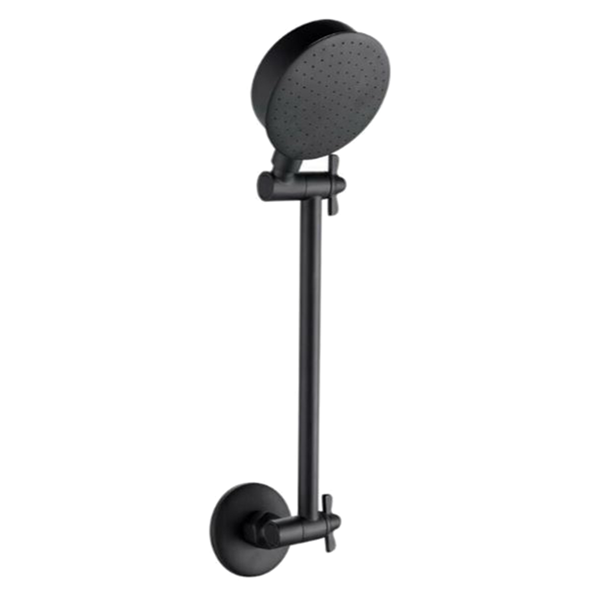 Flexispray Matte Black All Directional Hi Rise Shower Rose WELS 3 Star 9L/min