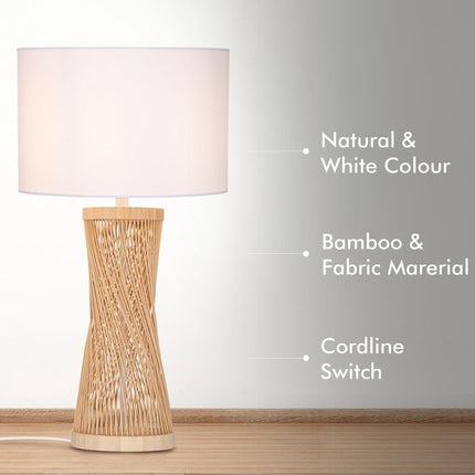 Verve Design Bamboo Ariana Table Lamp