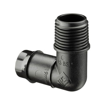 Pope 19mm Male Barbed Threaded Elbows - 5 Pack