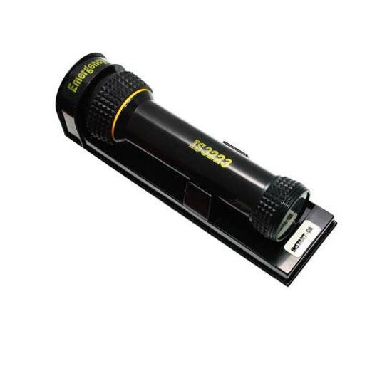 Dolphy Auto LED Anti-Theft Plastic Alloy Wall Mounted Emergency Torch - Black