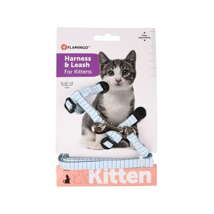 Flamingo 16-25cm Mix Colours Kitten Walking Harness With Leash