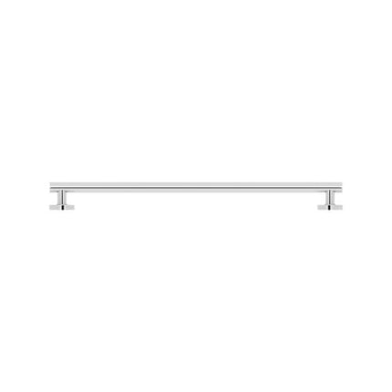 Evekare 900mm Stainless Steel Towel Rail With Grab Rail