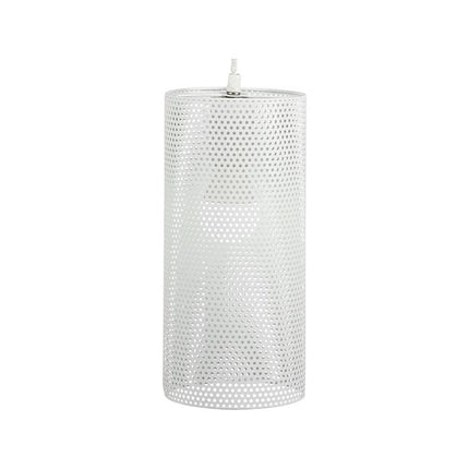 Brilliant 30cm DIY Timber & White Mesh Gabi Pendant