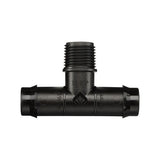 Pope 19mm Barbed x 15mm BSP Poly Threaded Male Tee - 5 Pack