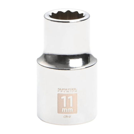 Supatool Premium 11mm 1/2" Drive Socket