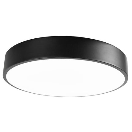 Brilliant 18w 30cm Matt Black Paloma DIY Plug-in CCT Ceiling Light