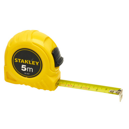 Stanley 5m 19mm Yellow Tape Measure