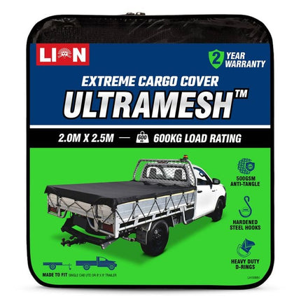 Lion 2.0 x 2.5m Ultramesh Cargo Net