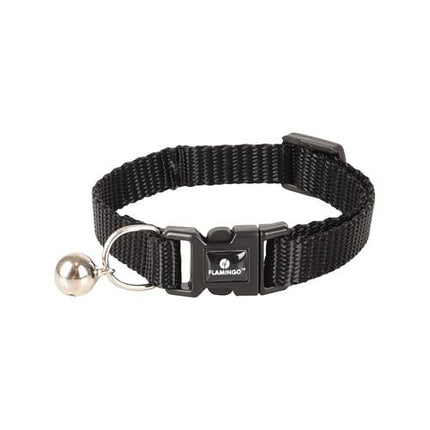 Flamingo Ziggi 15-22cm Black Kitten Collar