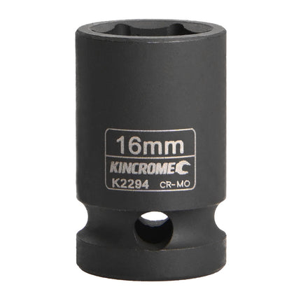 Kincrome 16mm 1/2” Square Drive Impact Socket