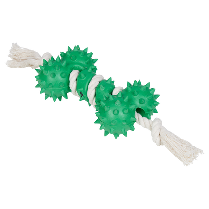 Happy Tails Eco Rope And Rubber Bone Toy