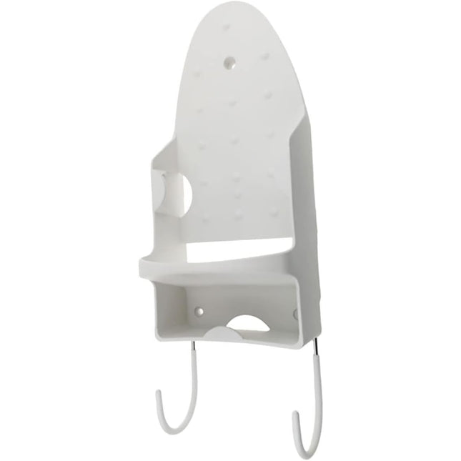 Dolphy Durable Heat-Resistant PBT Wall Mounted Iron and Board Holder 31.5x13.5x10.5 cm - White