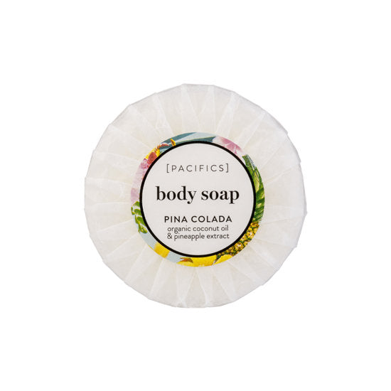 Pacifics Pina Colada 20g Pleat-Wrapped Soap