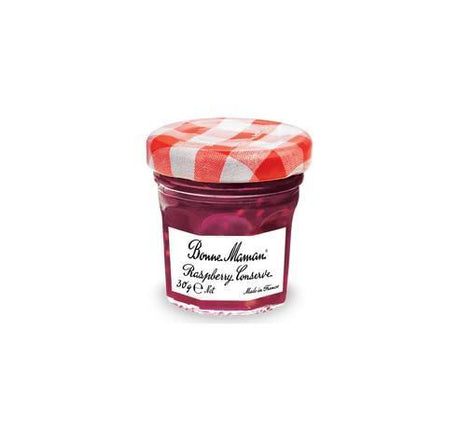 Bonne Maman raspberry jam 30g mini glass jar
