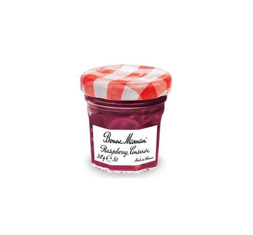 Bonne Maman raspberry jam 30g mini glass jar