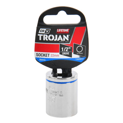 Trojan 22mm Socket 1/2" Drive