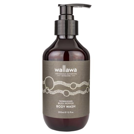 Wallawa Bush Pepper Body Wash 300ml Pump Bottle
