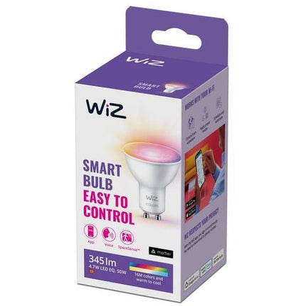 WIZ GU10 LED 345Lm Colour 4.9W Smart Spot