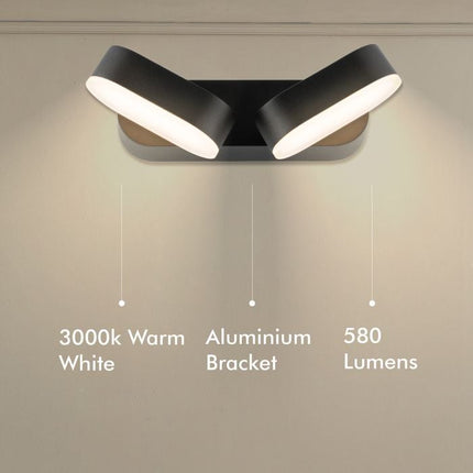 Verve Design Colton LED Wall Light - Black