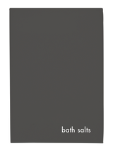 Charcoal Boxed Guest Bath Salts