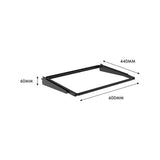 Flexi Storage Home Solutions Black Double Slot Sliding Basket Frame