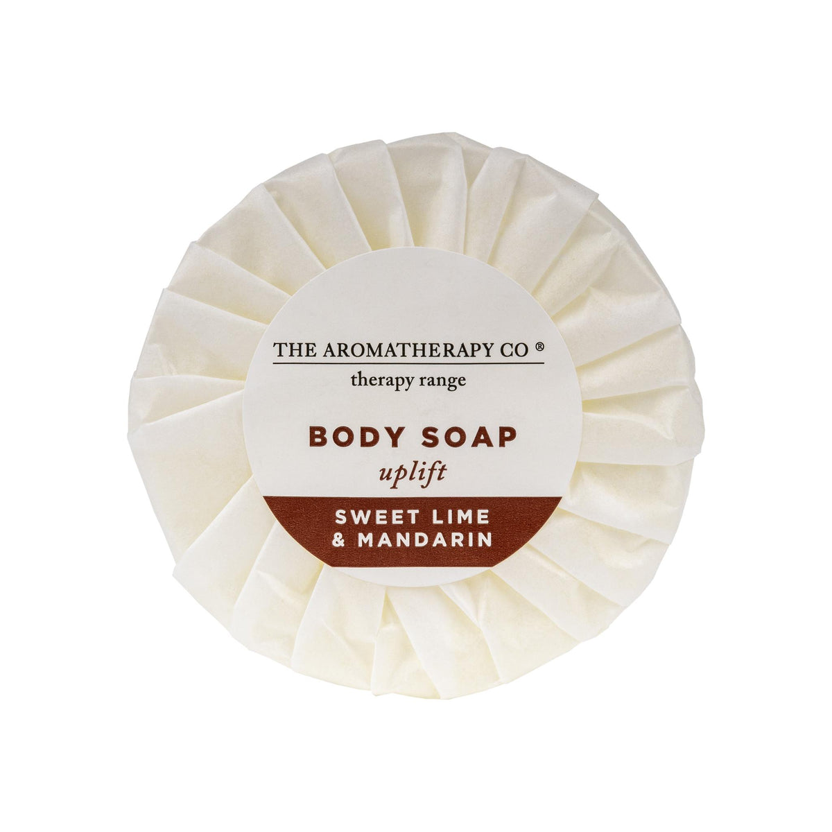 Therapy Range Sweet Lime & Mandarin 20g Pleat-Wrapped Soap