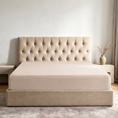 LinenCart Brushed Microfibre Fitted Sheet Linen.