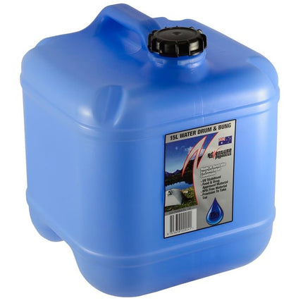 AdVenture Products 15L Blue Tint Water Storage Drum