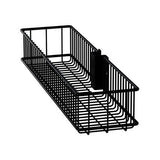 Flexi Storage Home Solutions Black Double Slot Medium Wire Basket