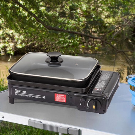 Gasmate Butane Stove With Cooking Pan