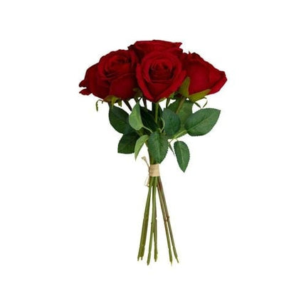 30cm Red Rose Artificial Flower Posy