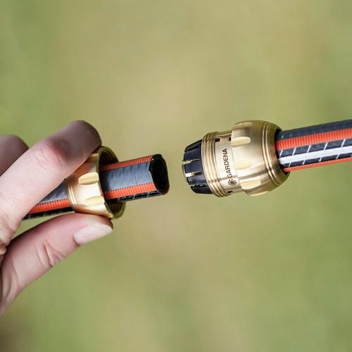 GARDENA 13mm Brass Hose Joiner / Repairer
