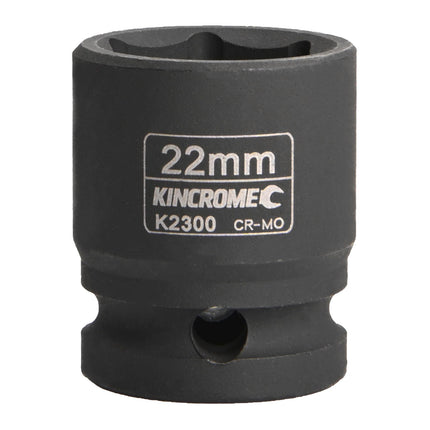 Kincrome 22mm 1/2” Square Drive Impact Socket