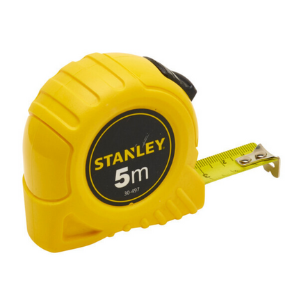 Stanley 5m 19mm Yellow Tape Measure