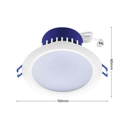 Deta 10W 940m White Grid Connect Smart LED Downlight - 4 Pack