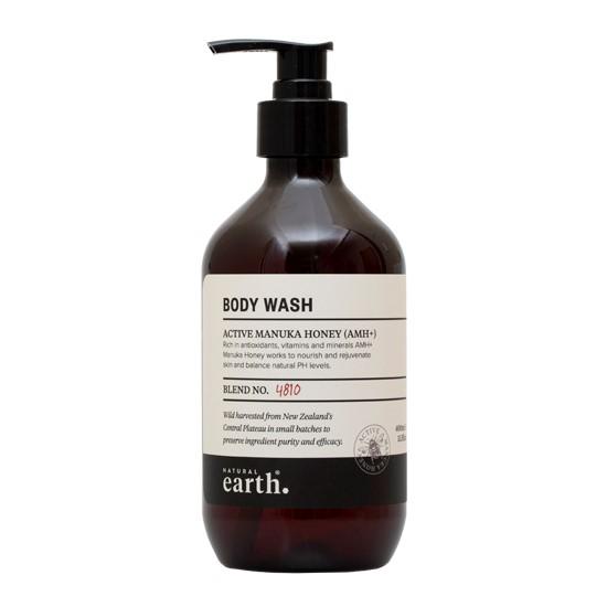 Natural Earth Manuka Honey Body Wash 400ml Pump Bottle