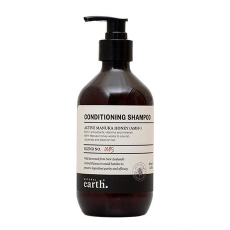 Natural Earth Manuka Honey Conditioning Shampoo 400ml Pump Bottle