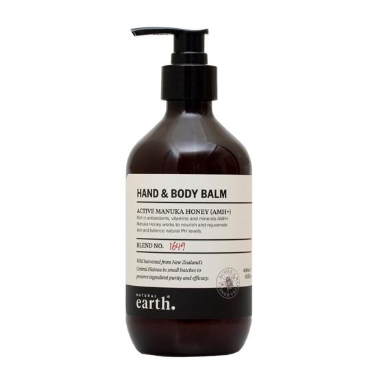 Natural Earth Manuka Honey Hand & Body Balm 400ml Pump Bottle