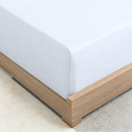 LinenCart Brushed Microfibre Fitted Sheet Set White.