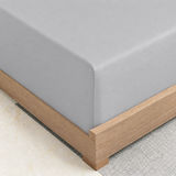 LinenCart Brushed Microfibre Fitted Sheet Grey.