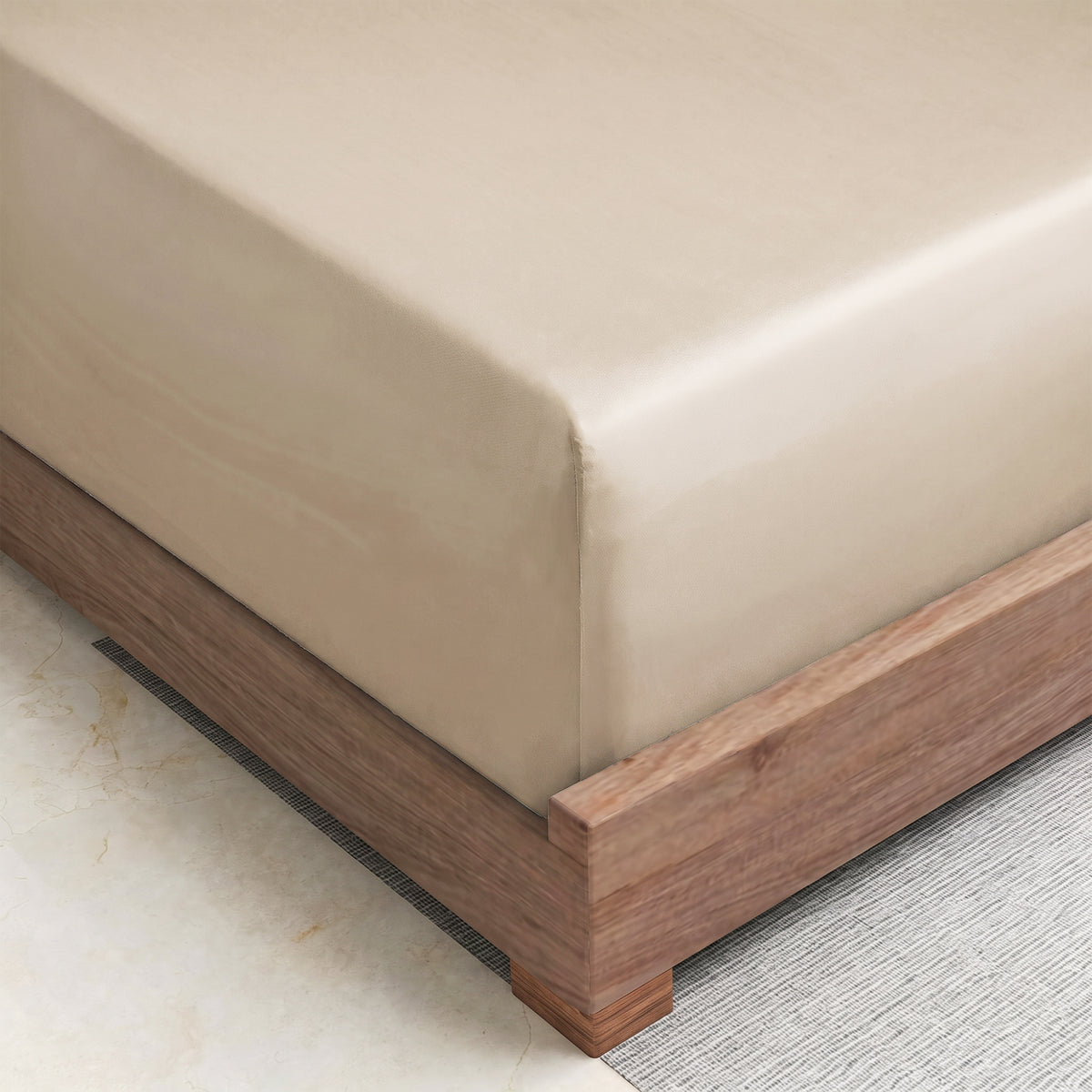 LinenCart Brushed Microfibre Fitted Sheet Set Linen.