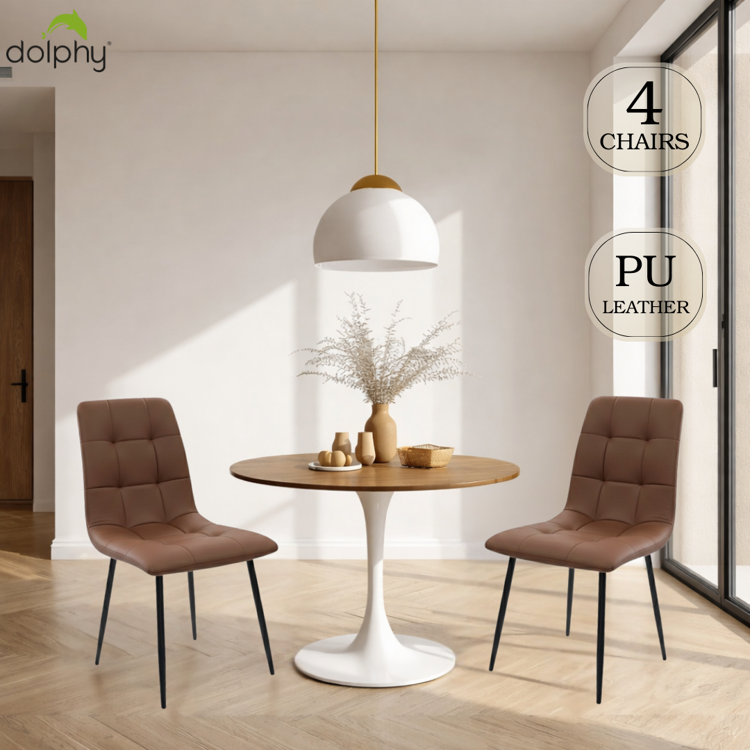 Dolphy Dining Chairs Set of 4.