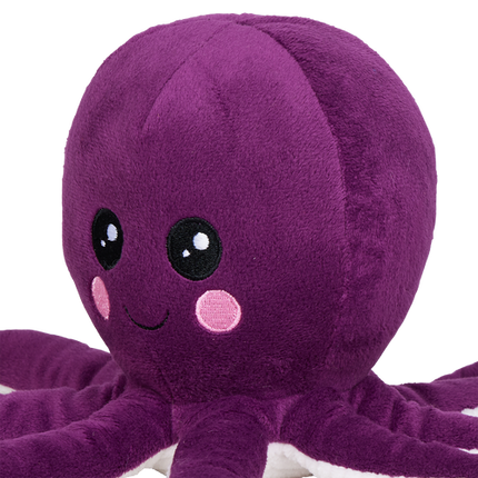 Happy Tails Purple Plush Octopus Toy