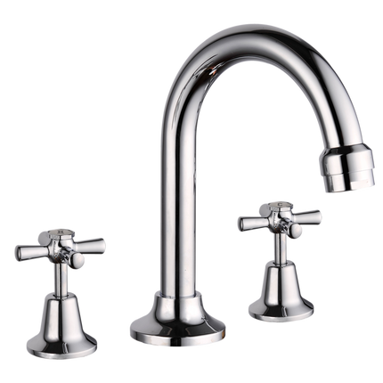 Estilo Chrome Basin Set WELS 3 Star 9L/min