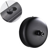 Dolphy Retractable Stainless Steel Round Clothesline – Wall Mounted Drying Line in Black for Bathrooms, Balconies, and Laundry Areas